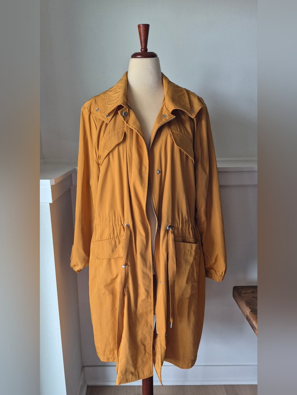 Avec Les Filles Size 2x Mustard Yellow Coat
